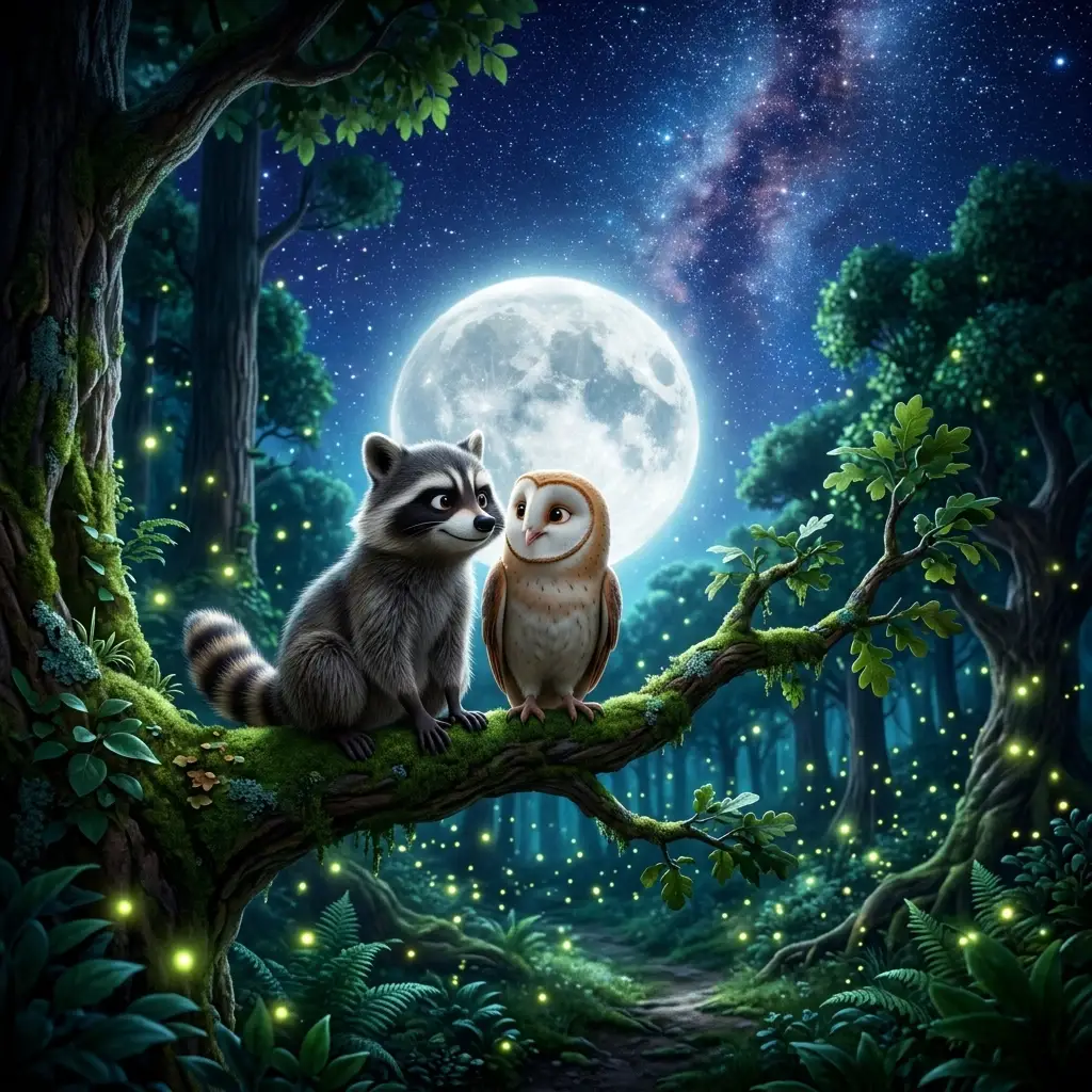 Nocturnal Forest Navigators: How Owls, Bats, and Raccoons See in the Dark