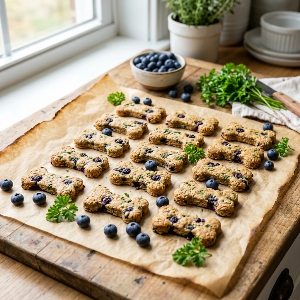 Dukey's Fresh-Breath Blueberry & Parsley Bones