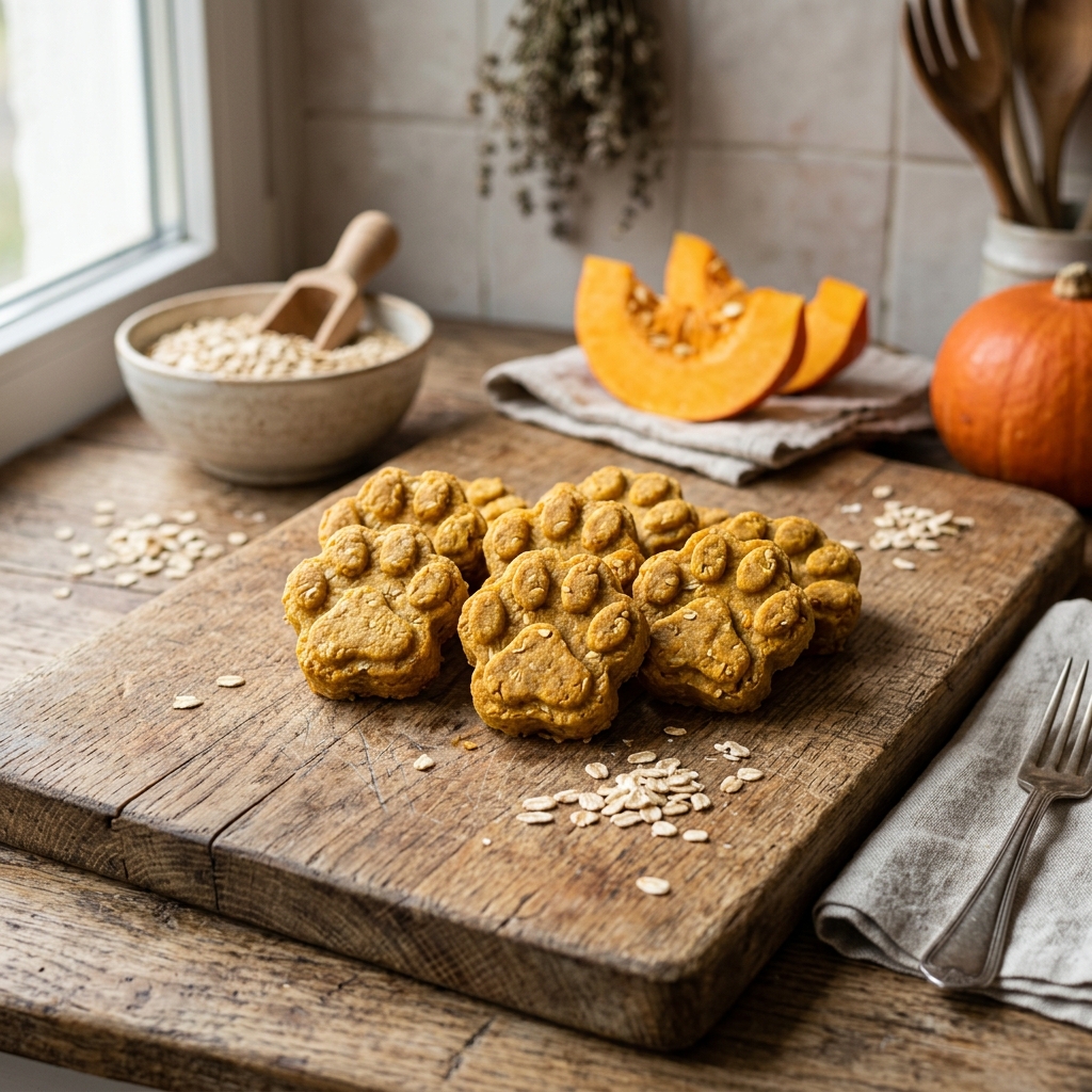 Dudley's Golden Pumpkin & Oats Paw Bites