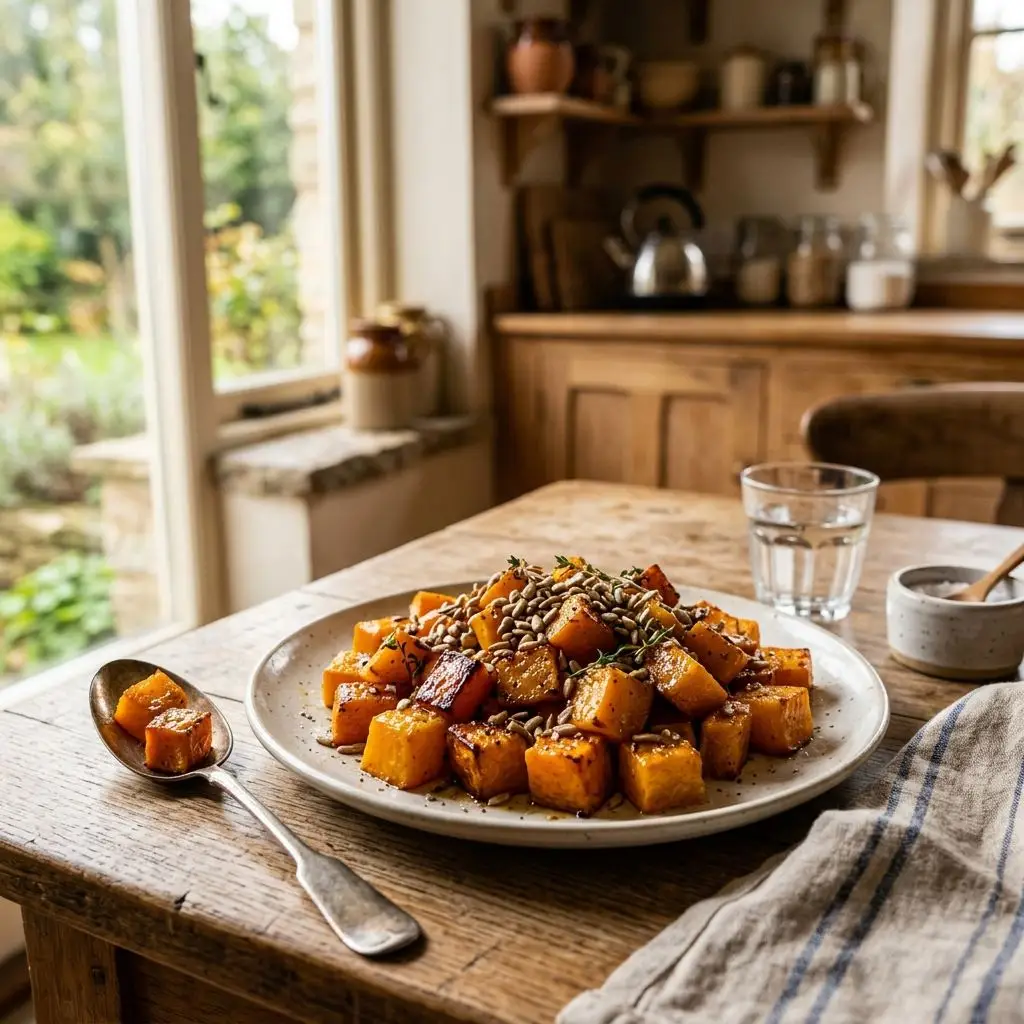 Baked Squash & Sunflower Treats